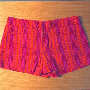 GAP SHORTS Orange and Magenta Size 2